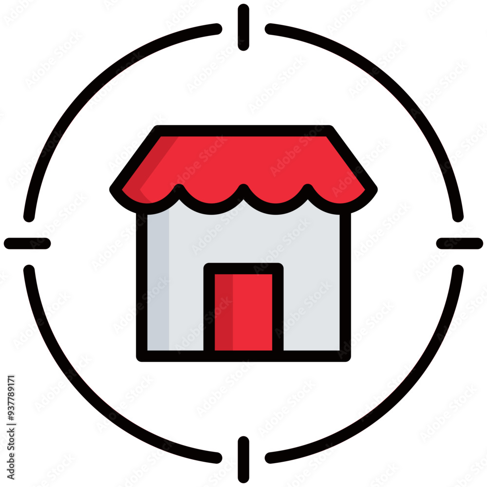 Target Market Icon Target Market Icon