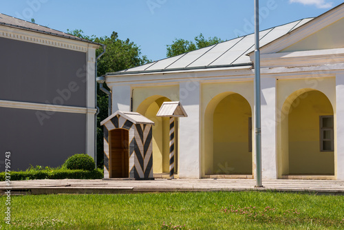 Guardhouse and Arched Pathways Historic Building