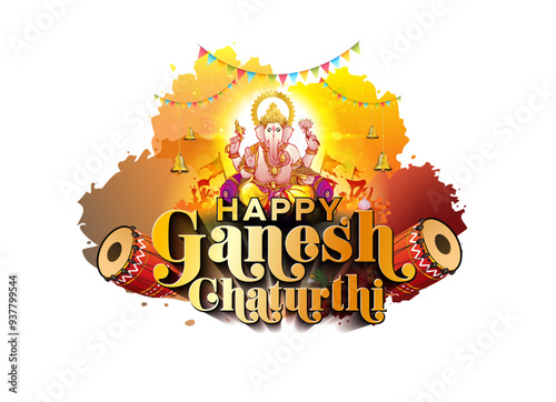 Ganesh Chaturthi or Vinayaka Chaturthi in Hinduism, festival marking the birth of the elephant headed deity Ganesha.