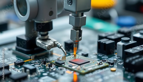 Modern Robotics in Circuit Board Manufacturing for Precision Placement of Tiny Electronic Components