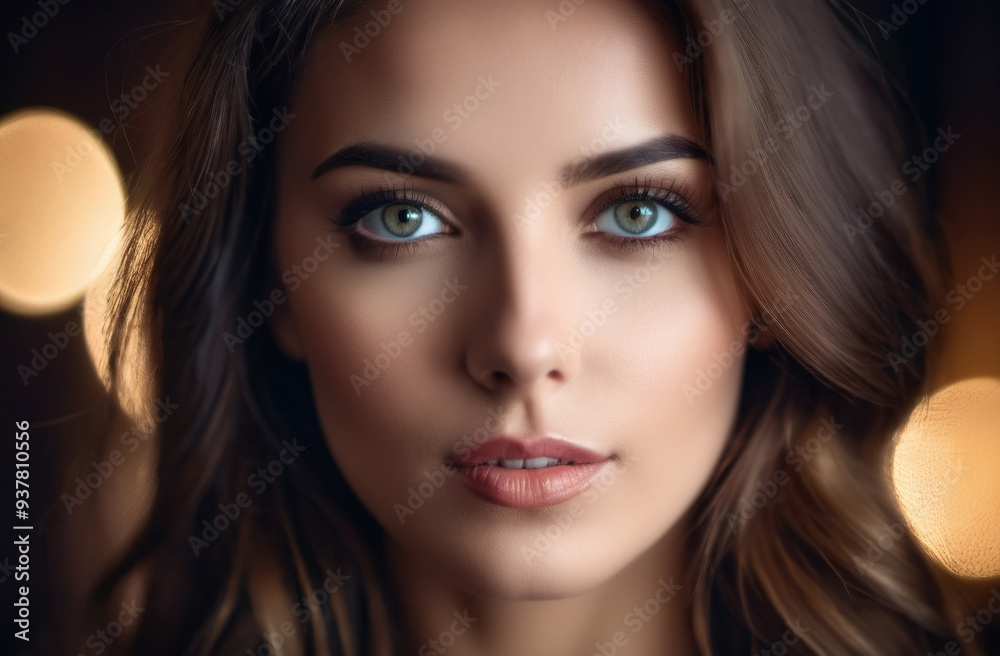 A portrait of a beautiful lady - Generative AI A portrait of a beautiful lady - Generative AI