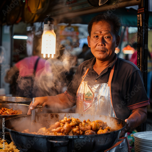 Southeast Asian street food master, Generative AI
