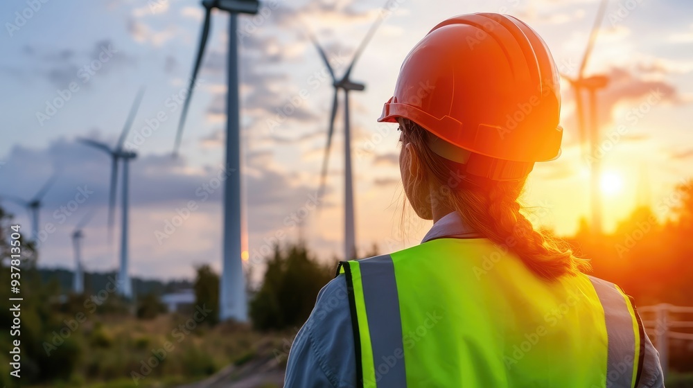 Environmental engineer working on energy efficiency projects in urban areas Environmental engineer working on energy efficiency projects in urban areas