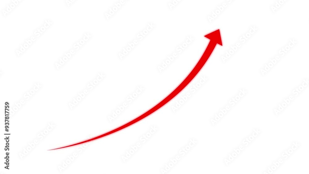 abstract business graph chart icon animation background 4k. fall up arrow;Business decline trend animation. abstract business graph chart icon animation background 4k. fall up arrow;Business decline trend animation.