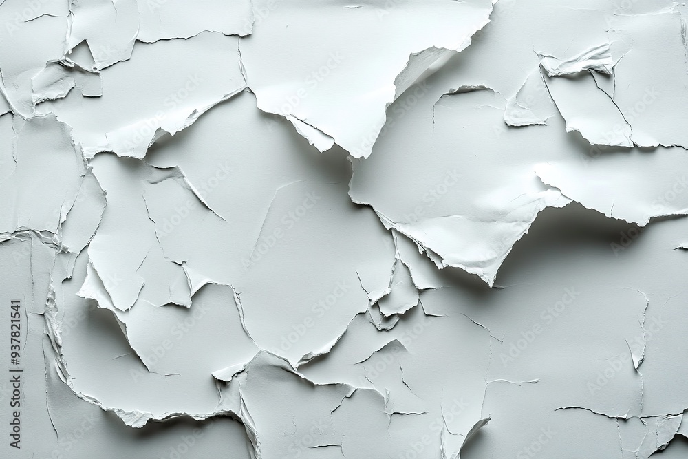 White Paper with Ripped and Torn Edges White Paper with Ripped and Torn Edges