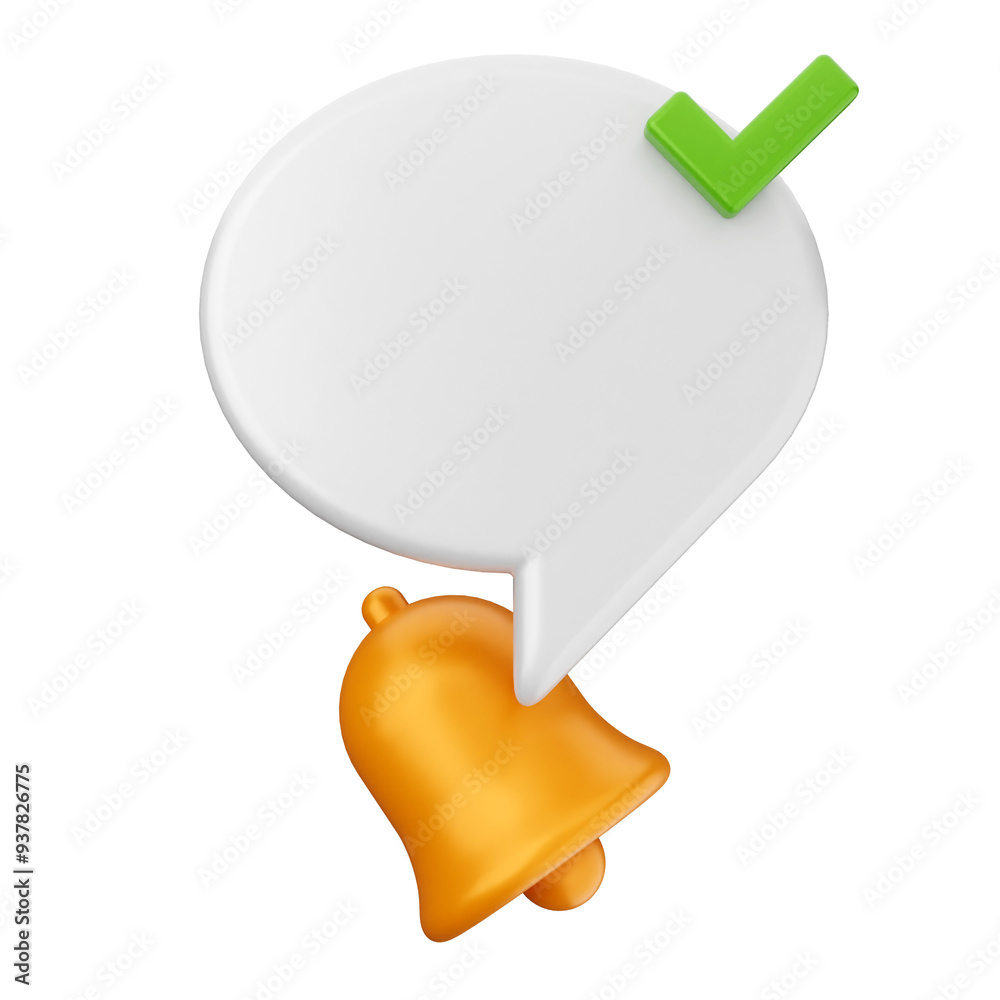 3d notification bell icon 3d notification bell icon