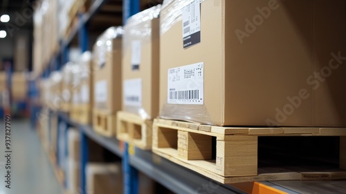 Efficient labeling of inventory items in the warehouse for enhanced organization and tracking