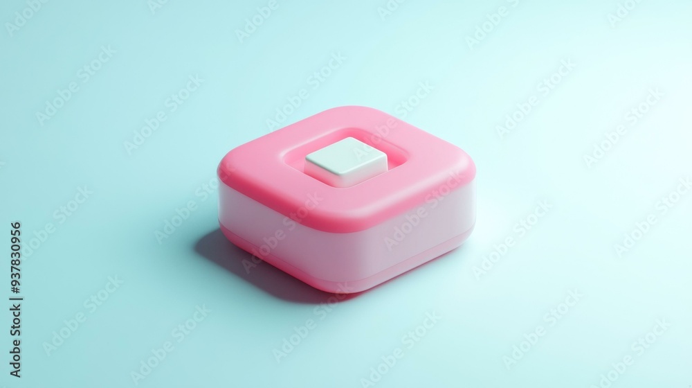 Elegant Pink Container: A Modern Minimalist Design for Stylish Home Organization Elegant Pink Container: A Modern Minimalist Design for Stylish Home Organization