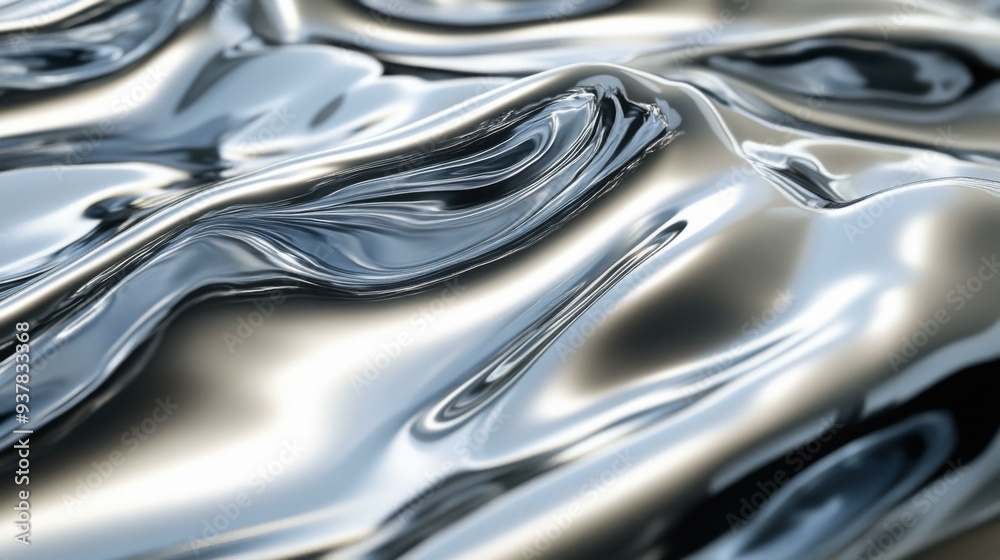 Exploring the Elegance of Shiny Liquid Metal: A Glimpse Into Abstract Fluidity and Reflection Exploring the Elegance of Shiny Liquid Metal: A Glimpse Into Abstract Fluidity and Reflection
