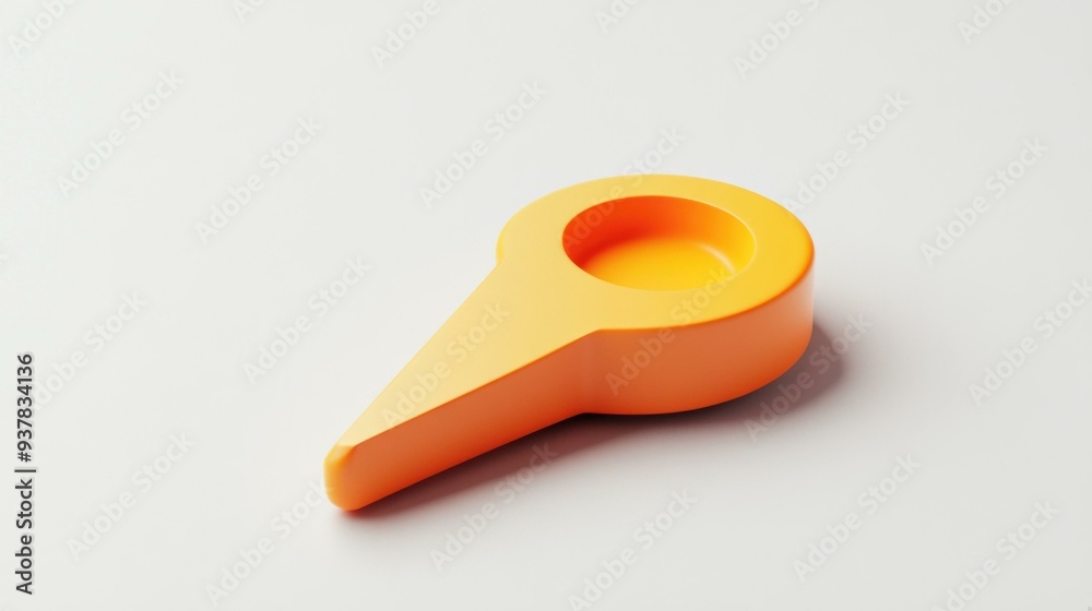 Stylish Orange 3D Shape for Modern Graphic Design Inspiration and Creative Projects Stylish Orange 3D Shape for Modern Graphic Design Inspiration and Creative Projects