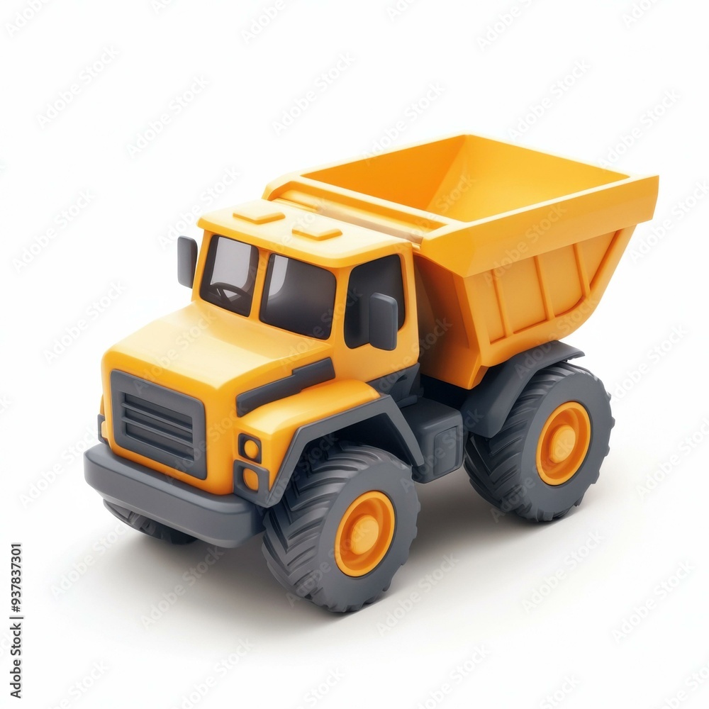 Bright Yellow Toy Dump Truck for Creative Play and Learning Adventures Bright Yellow Toy Dump Truck for Creative Play and Learning Adventures