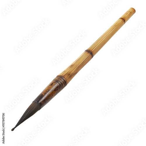 Antique pen, cut background, ready to use