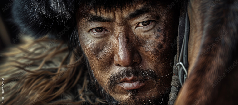 Mongol emperor Genghis Khan. Mongol emperor Genghis Khan.