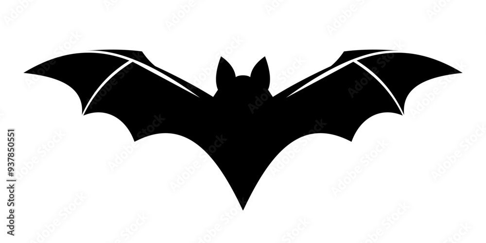 bat silhouette- vector illustration bat silhouette- vector illustration