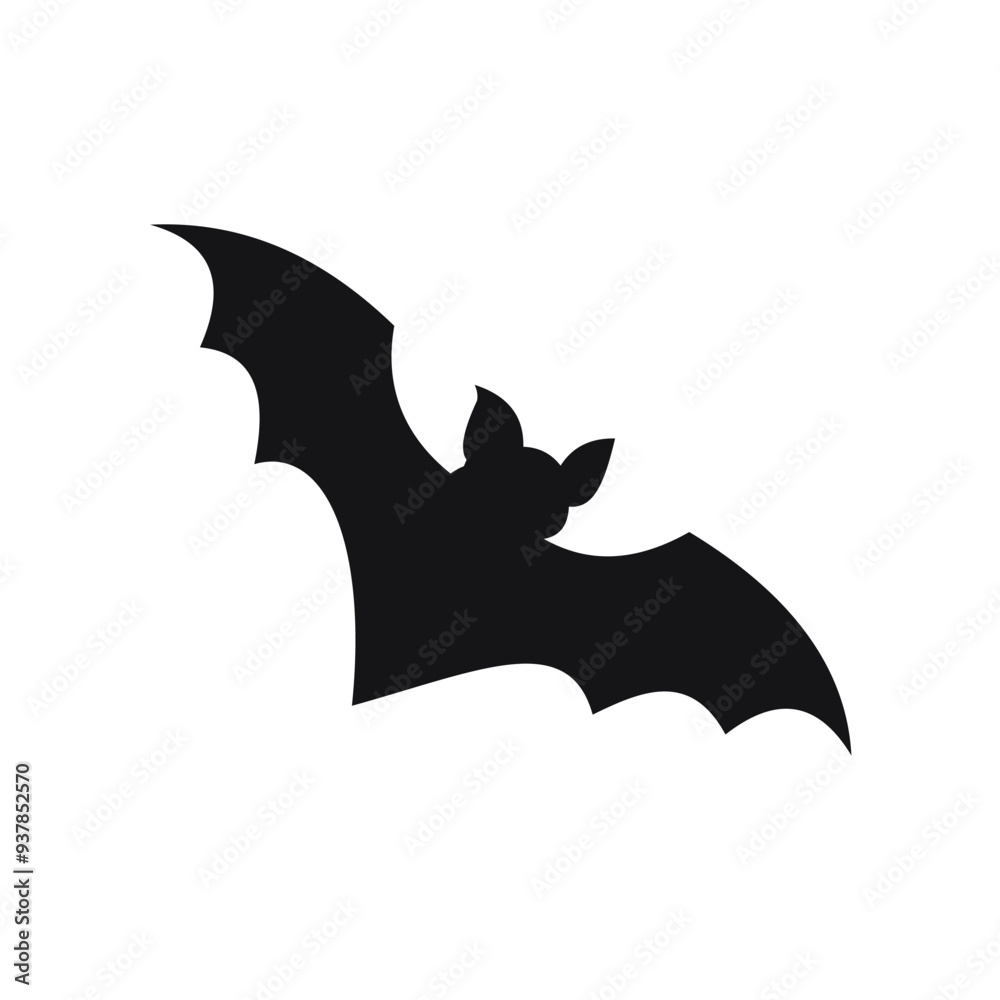 Obraz premium bat silhouette- vector illustration