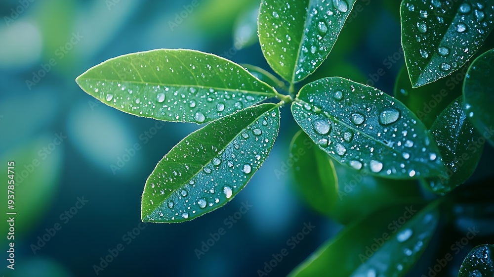 Beautiful details of nature Morning dew drops on fresh green leaf Summer nature macro pattern fresh rain drops on green leaf Peaceful tranquil ecology Beauty in nature Relaxing soft bl : Generative AI Beautiful details of nature Morning dew drops on fresh green leaf Summer nature macro pattern fresh rain drops on green leaf Peaceful tranquil ecology Beauty in nature Relaxing soft bl : Generative AI