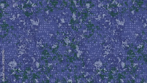 Military pixel flecktarn camouflage blue sea grey navy naval camo texture pattern horizontal banner illustration wallpaper