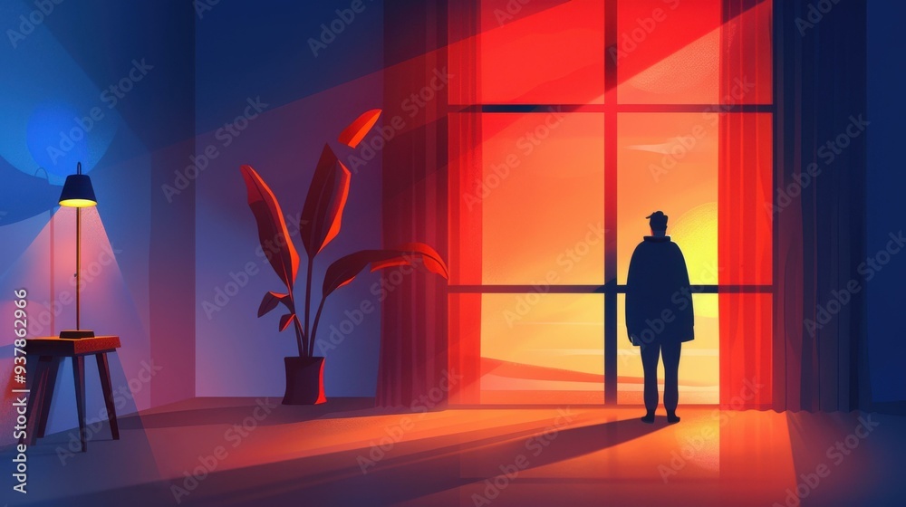 A sleek silhouette bathed in soft light highlights striking textures and modern design in a captivating visual experience. A sleek silhouette bathed in soft light highlights striking textures and modern design in a captivating visual experience.