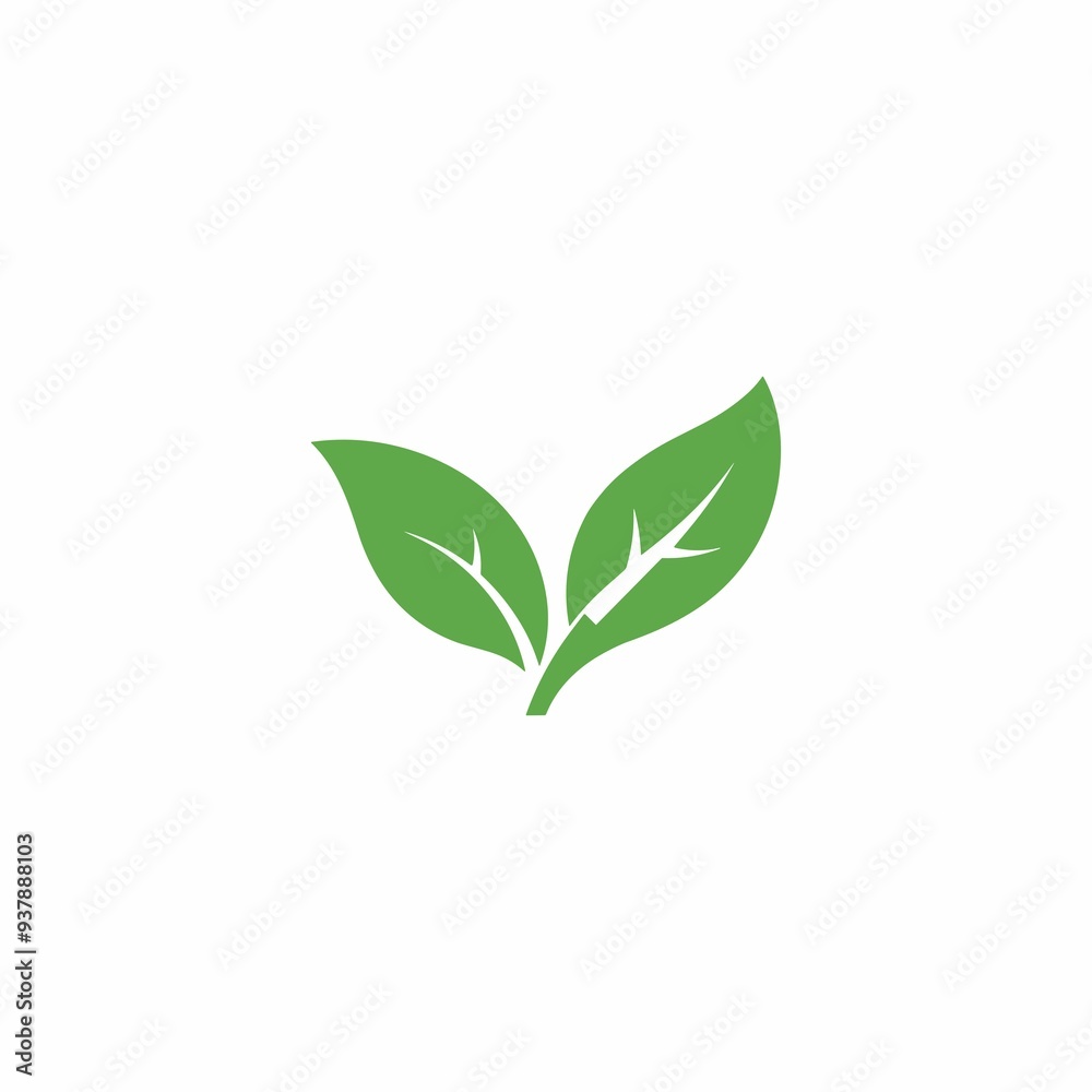 a green plant on a black background with a green leaf. a green plant on a black background with a green leaf.