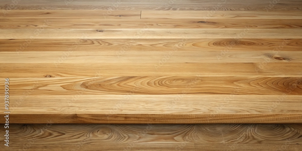 Top down view of realistic oak worktop table, oak, worktop, table, top view, realistic, natural, wood Top down view of realistic oak worktop table, oak, worktop, table, top view, realistic, natural, wood