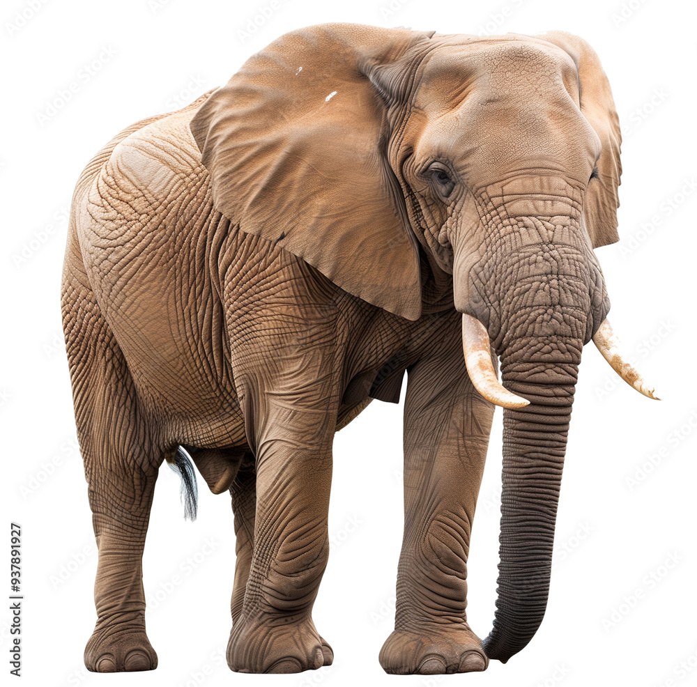 Obraz premium elephant with transparent background
