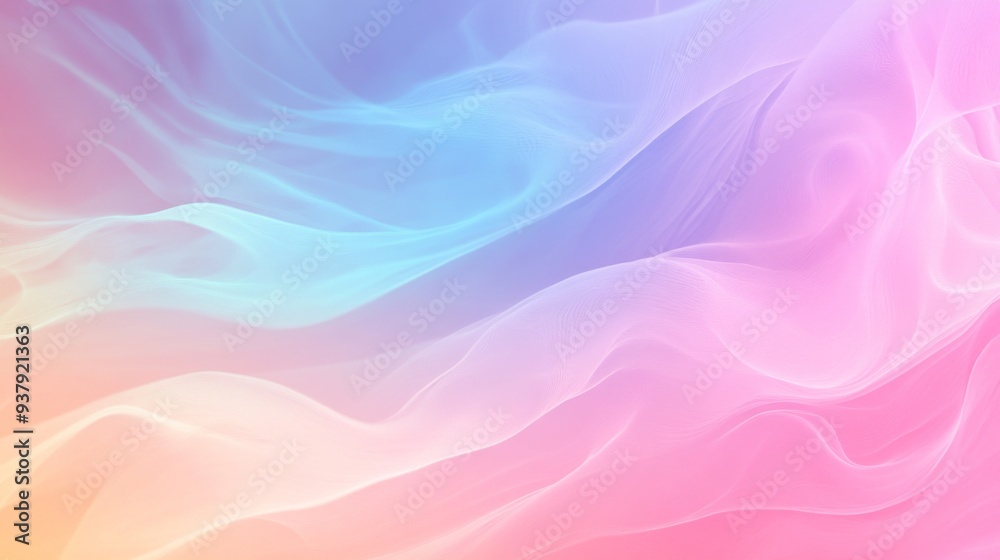 Abstract gradient background with soft pastel colors blending smoothly, perfect for text overlay Abstract gradient background with soft pastel colors blending smoothly, perfect for text overlay