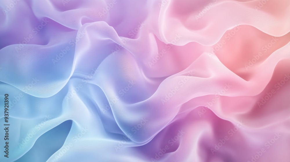 Fototapeta premium Abstract gradient background with soft pastel colors blending smoothly, perfect for text overlay