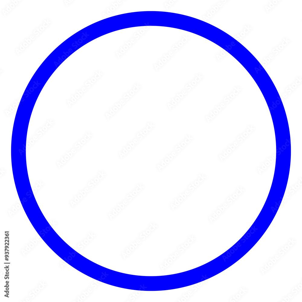 blue round frame blue round frame