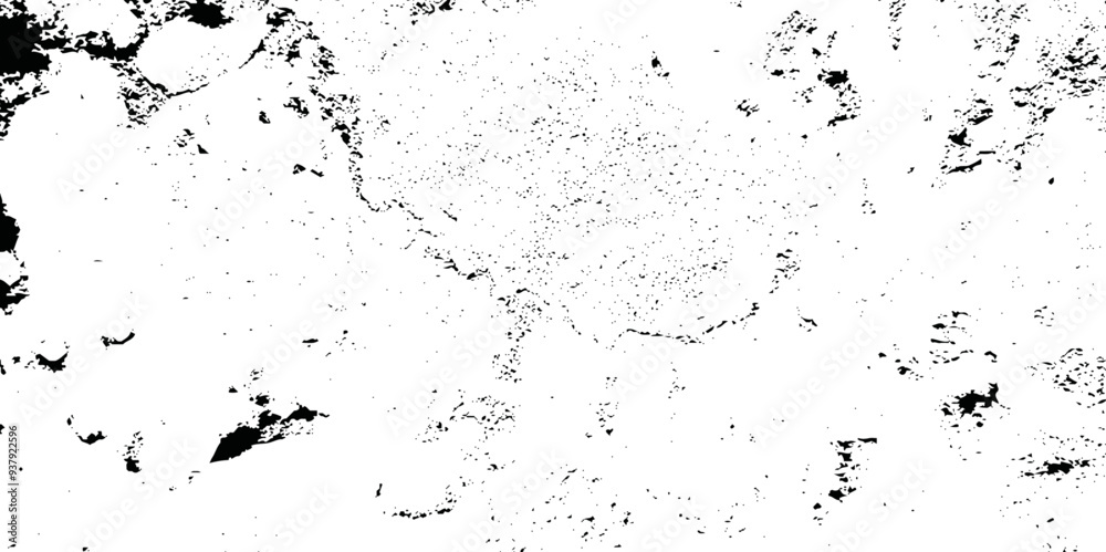 Obraz premium Subtle halftone grunge urban vector. Noise seamless texture. Vector Illustration. Black isolated on white. Shiny glittering dust.