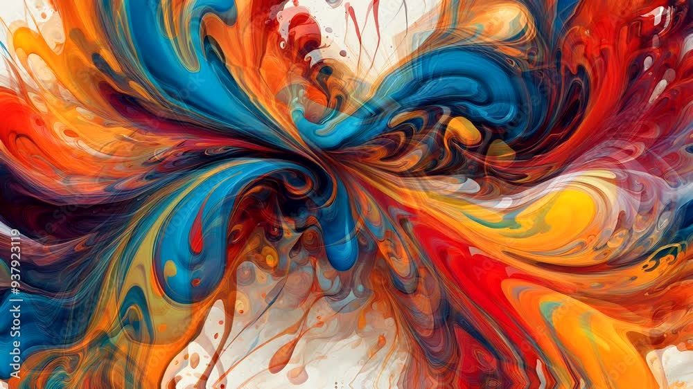 A vibrant swirl of colors creating an abstract, dynamic pattern. A vibrant swirl of colors creating an abstract, dynamic pattern.