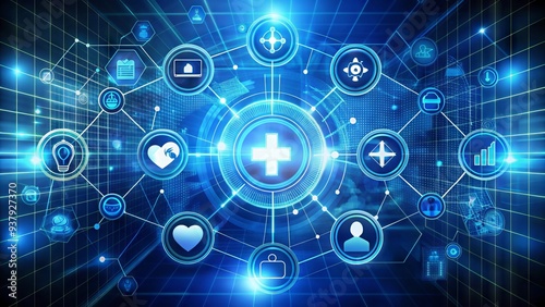 Wallpaper Mural technology background Torontodigital.ca