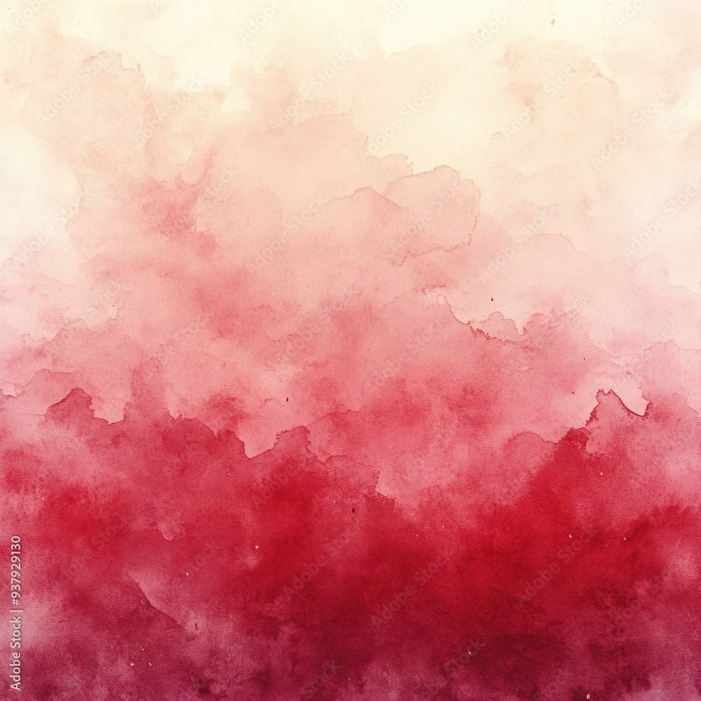 A beautiful watercolor gradient with soft red hues, perfect for backgrounds, design projects, or artistic inspiration.