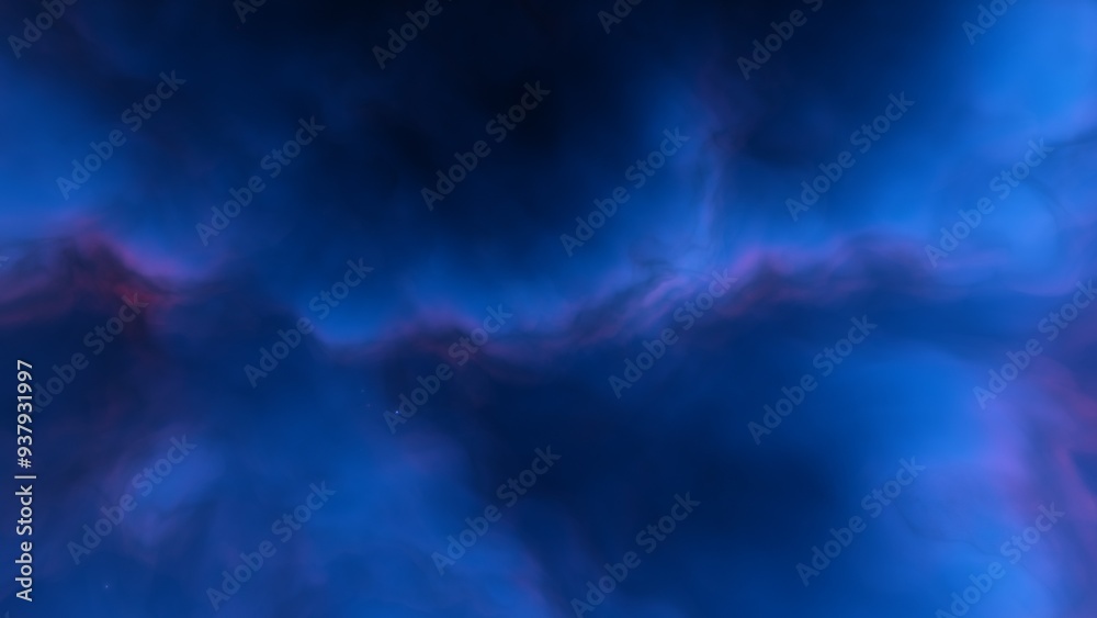 Space illustration with a color glow
Space illustration with a color glow