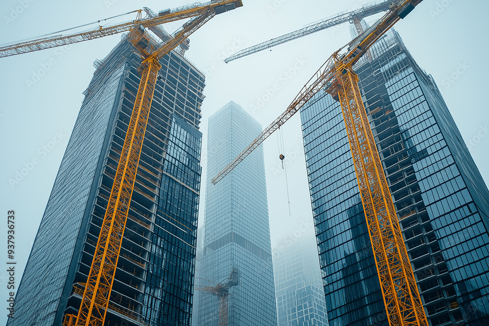 Fototapeta premium building under construction