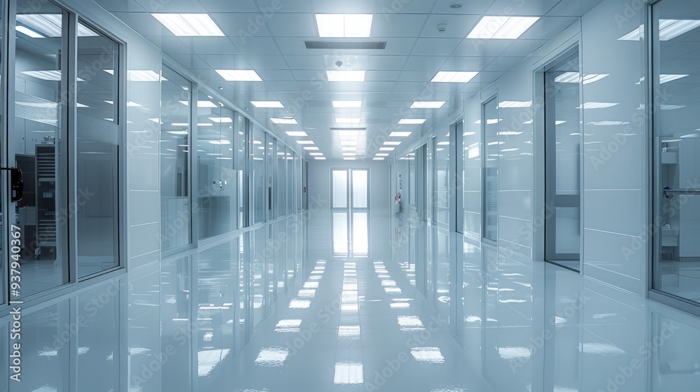 Detail clean room. Generative AI. Detail clean room. Generative AI.