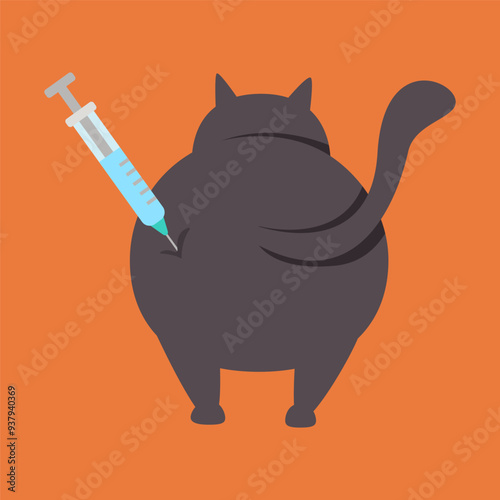 cat, dog to bite lick and scratch. rabies vaccine prevention