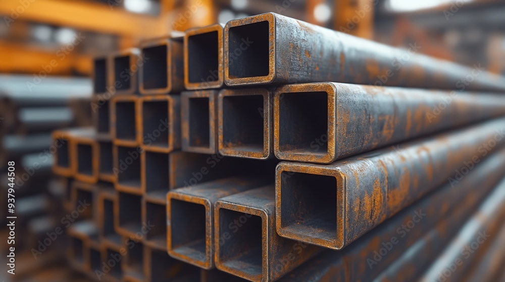 Flat steel pipe product group square pipe Construction steel products such as black steel pipes image ideas examples of steel products : Generative AI Flat steel pipe product group square pipe Construction steel products such as black steel pipes image ideas examples of steel products : Generative AI