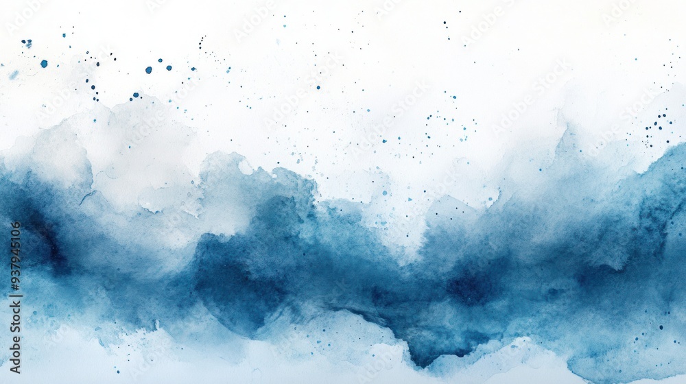 Beautiful abstract watercolor in shades of blue, perfect for backgrounds, wall art, or creative design projects. Beautiful abstract watercolor in shades of blue, perfect for backgrounds, wall art, or creative design projects.