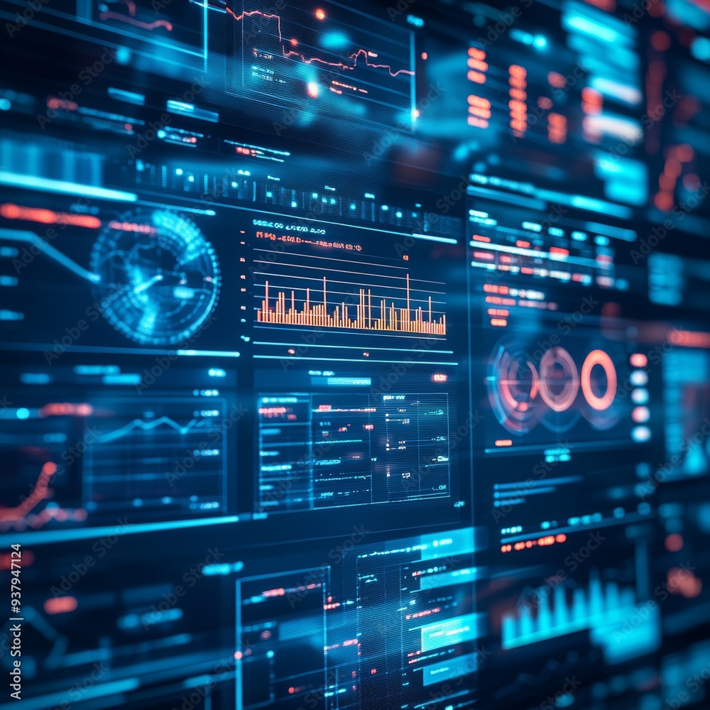 18. Digital dashboard displaying key economic indicators and policy impacts, concept of real-time economic policy analysis 18. Digital dashboard displaying key economic indicators and policy impacts, concept of real-time economic policy analysis