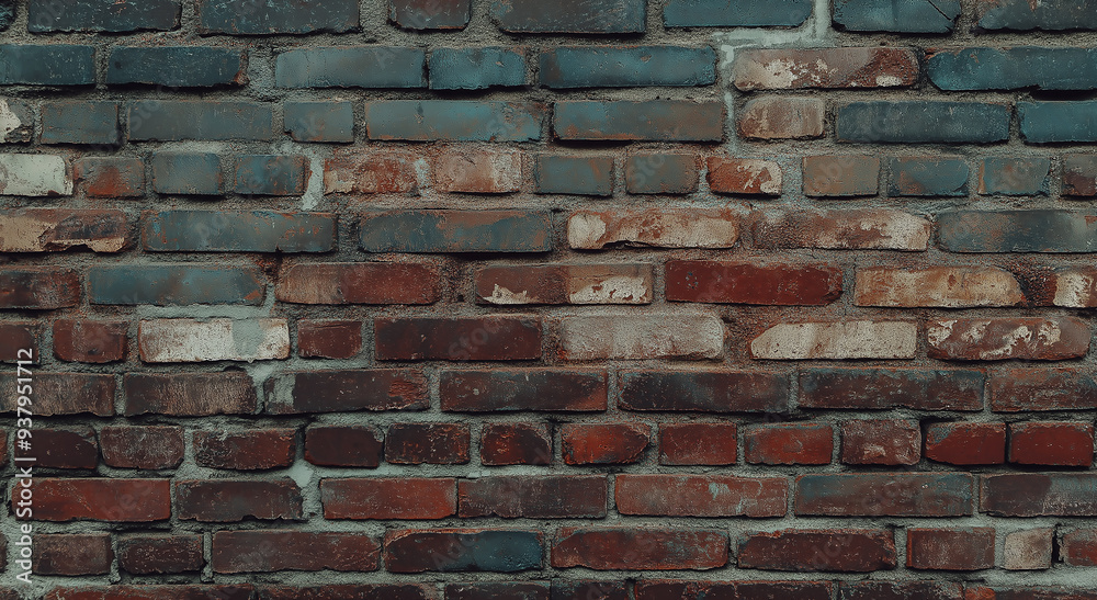Fototapeta premium Brick wall, beautiful, sharp