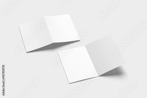 DL Bifold white color and realistic 