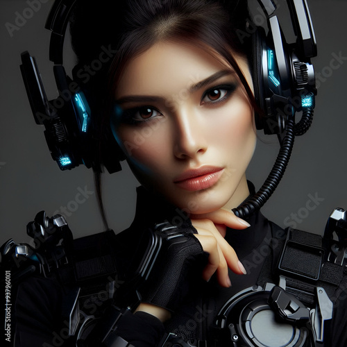 Cybernetic Future: Portrait of a Sci-Fi Warrior