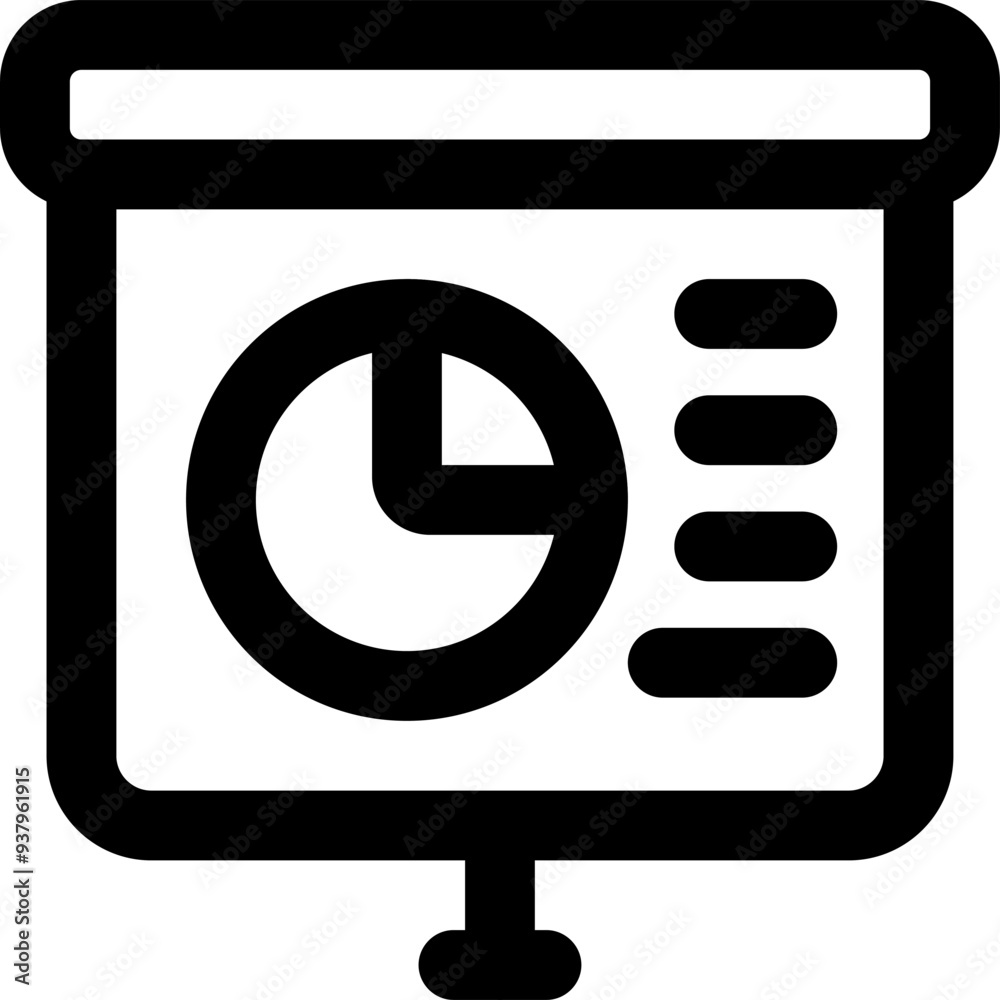UI analytics Vector Icon Illustration. Line Style UI analytics Vector Icon Illustration. Line Style