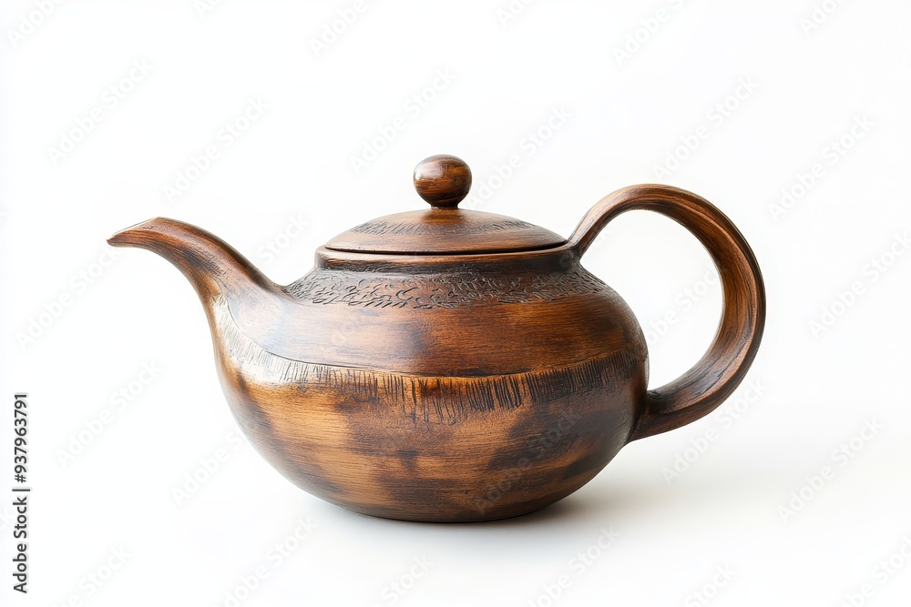 Elegant teapot featuring detailed decorative patterns in warm colors. Elegant teapot featuring detailed decorative patterns in warm colors.