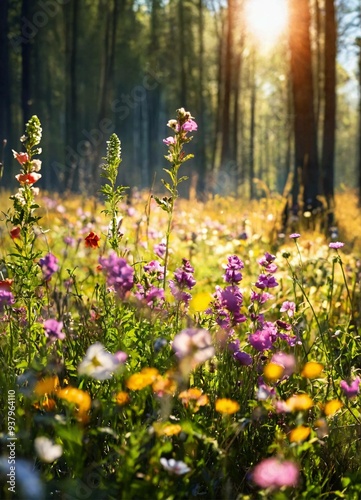 flowers in the forest