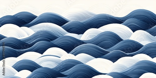Japanese wave pattern