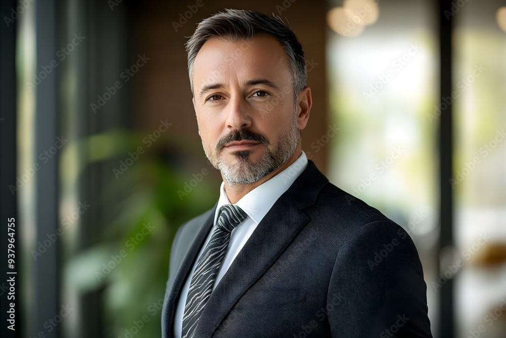 Professional businessman with a confident and approachable expression