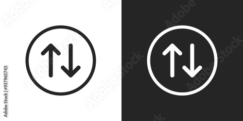 Sort sorting arrow button vector design