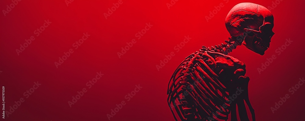 Grim reaper s shadow morphing into a skeleton, surreal dark imagery with glowing red eyes, horror fantasy concept Grim reaper s shadow morphing into a skeleton, surreal dark imagery with glowing red eyes, horror fantasy concept