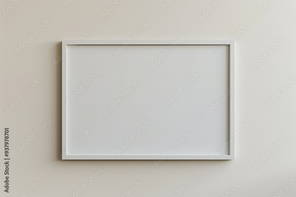 A rectangle blank white frame A rectangle blank white frame